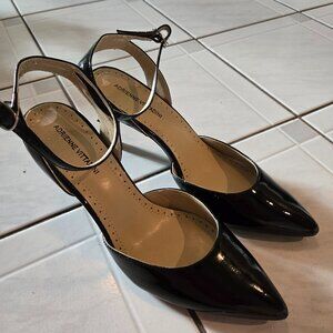 NWOB Adrienne Vitadini Black Slingback Heels 7.5